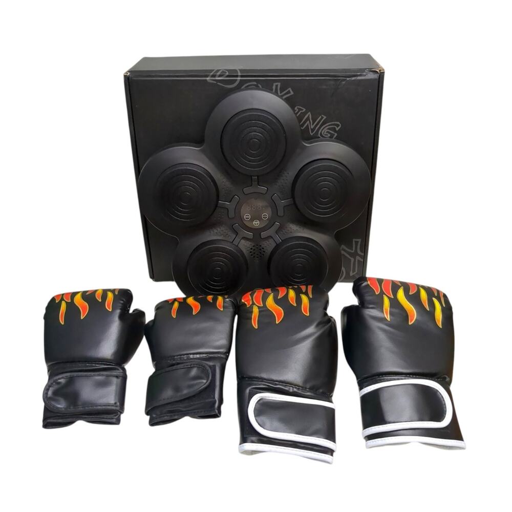 Smart Music Boxing Machine Bluetooth Boxing Machine w Small and Large Gloves